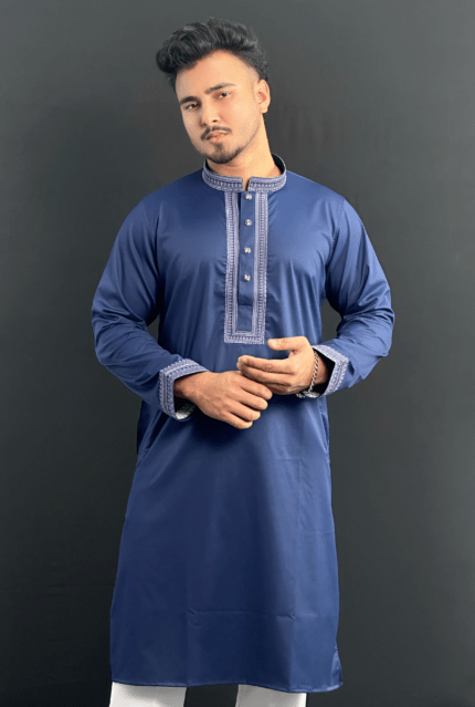 Nevy Blue Colour Premium Panjabi | LP