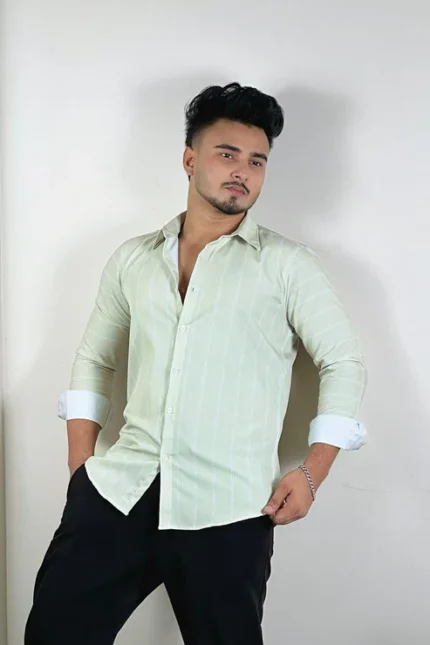 লাইট লেমন কালার ওল্ড মানি শার্ট
