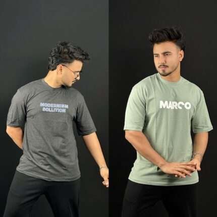 Charcoal+Sage Green T-Shirt Combo |CGC