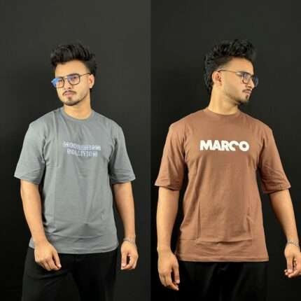 Gray+Chocolate T-Shirt Combo |GCC