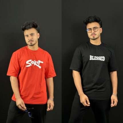 Red+Black T-Shirt Combo |RB