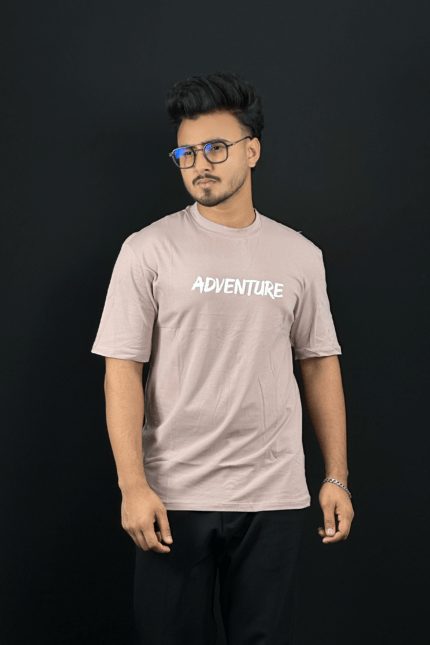 LIght Pink Colour T-Shirt |Adventure