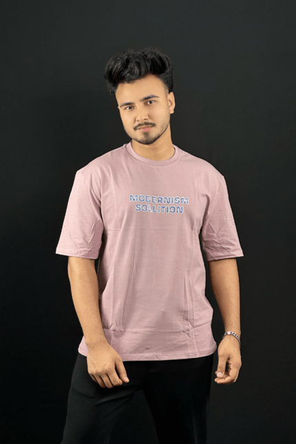 Light Pink Colour T-Shirt |Code
