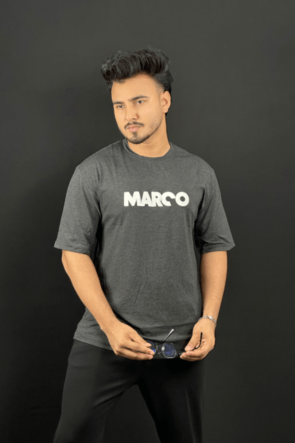 Charcoal Colour T-Shirt |Marco