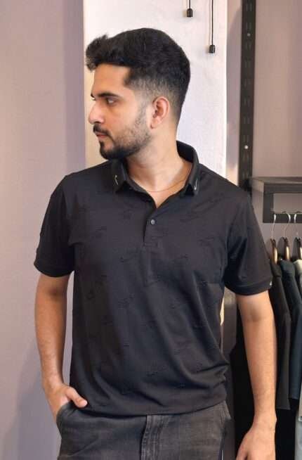 Black Colour Polo T-Shirt |nike