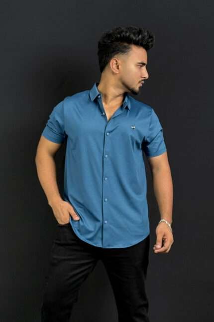 Blue Colour Half Slevee Shirt |BB